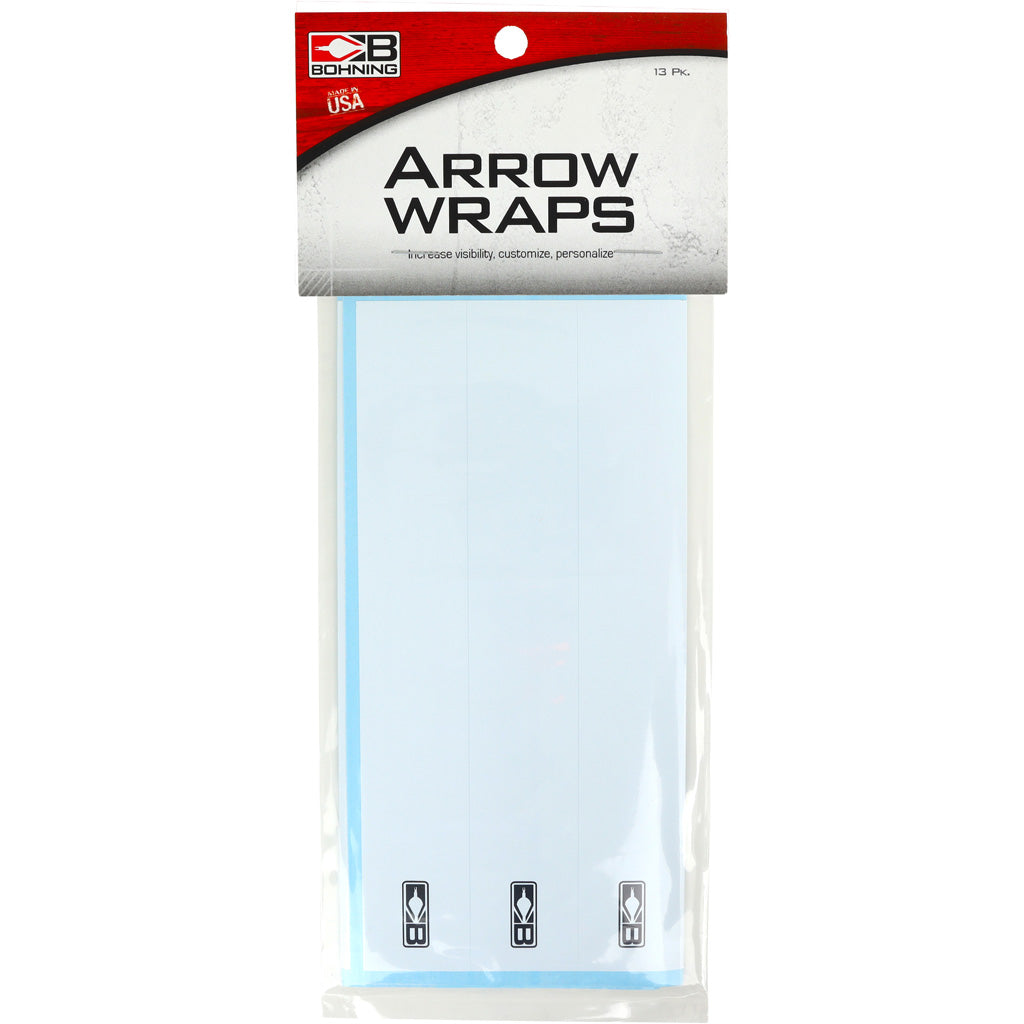 Bohning Arrow Wraps White 7 in. Standard 12 pk.