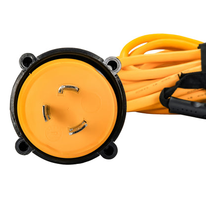 Camco 30 Amp Power Grip Marine Extension Cord - 50' M-Locking/F-Locking Adapter - image 4
