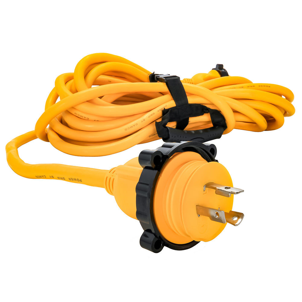 Camco 30 Amp Power Grip Marine Extension Cord - 50' M-Locking/F-Locking Adapter - image 5