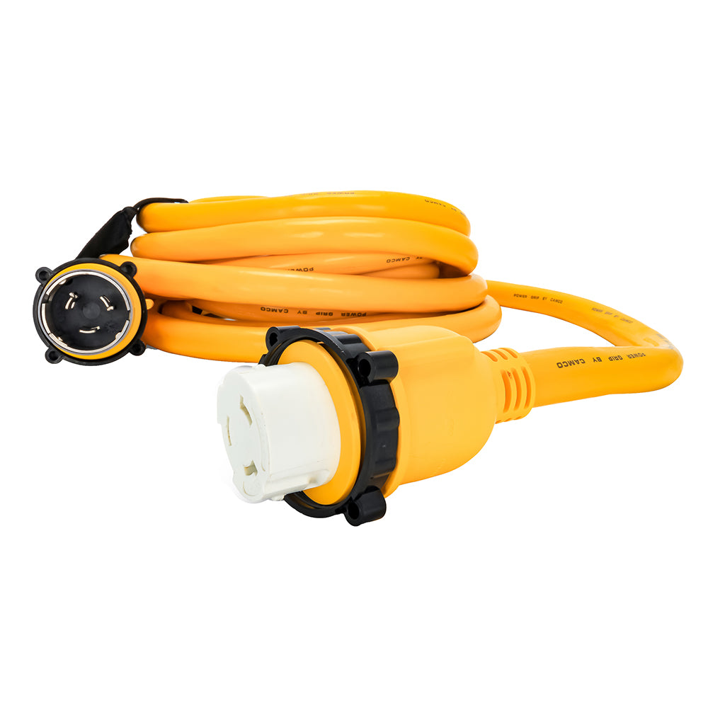 Camco 50 Amp Power Grip Marine Extension Cord - 25' M-Locking/F-Locking Adapter - image 3