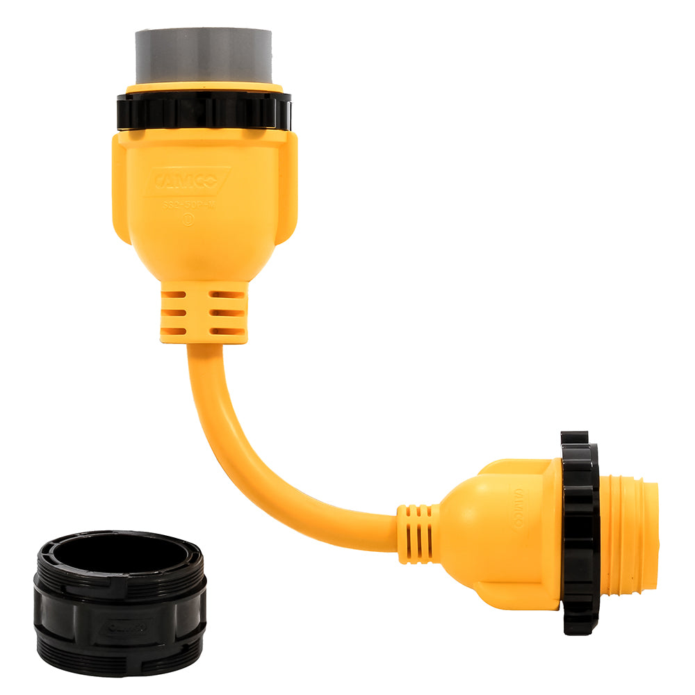 Camco 50AM/30AF Power Grip Marine 12" Locking Adapter - M-Lock/F-Locking Adapter - image 3