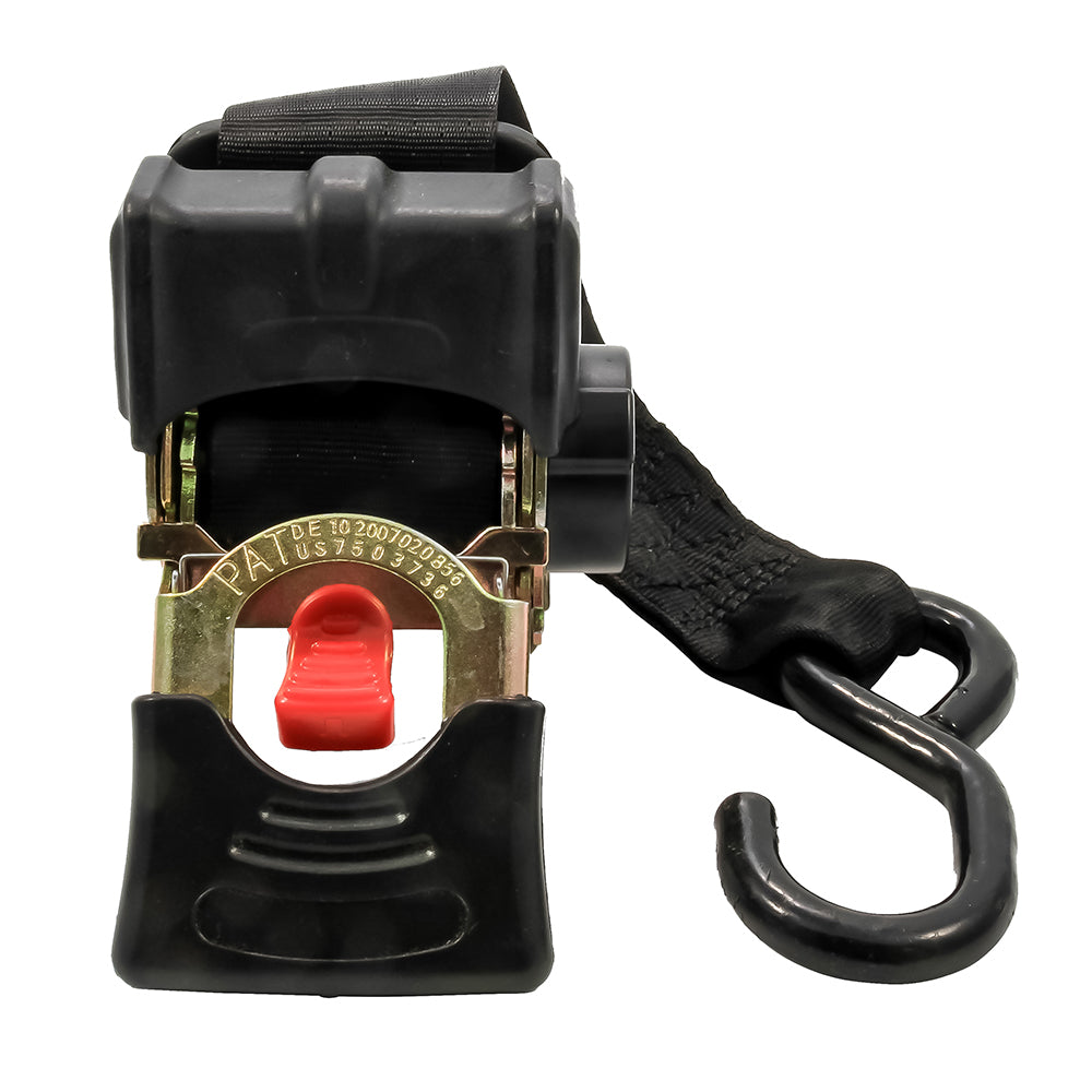 Camco Retractable Tie Down Straps - 2" Width 5.5' Bolt On - image 4