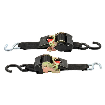 Camco Retractable Tie Down Straps - 2" Width 6' Dual Hooks - image 2