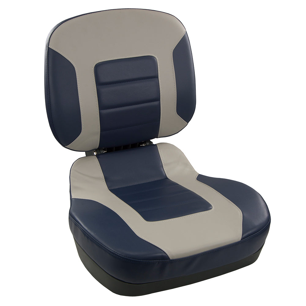 Springfield Fish Pro II Low Back Folding Seat - Navy/Grey - image 2
