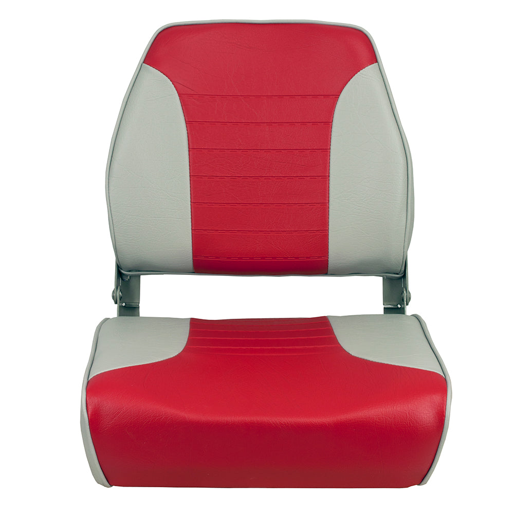 Springfield Economy Multi-Color Folding Seat - Grey/Red - image 4