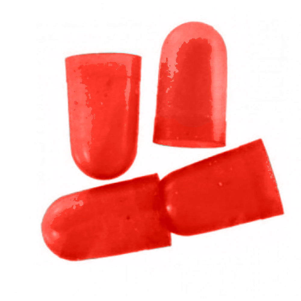 VDO Light Diffuser f/Type D Peanut Bulb - Red - Pack of 4