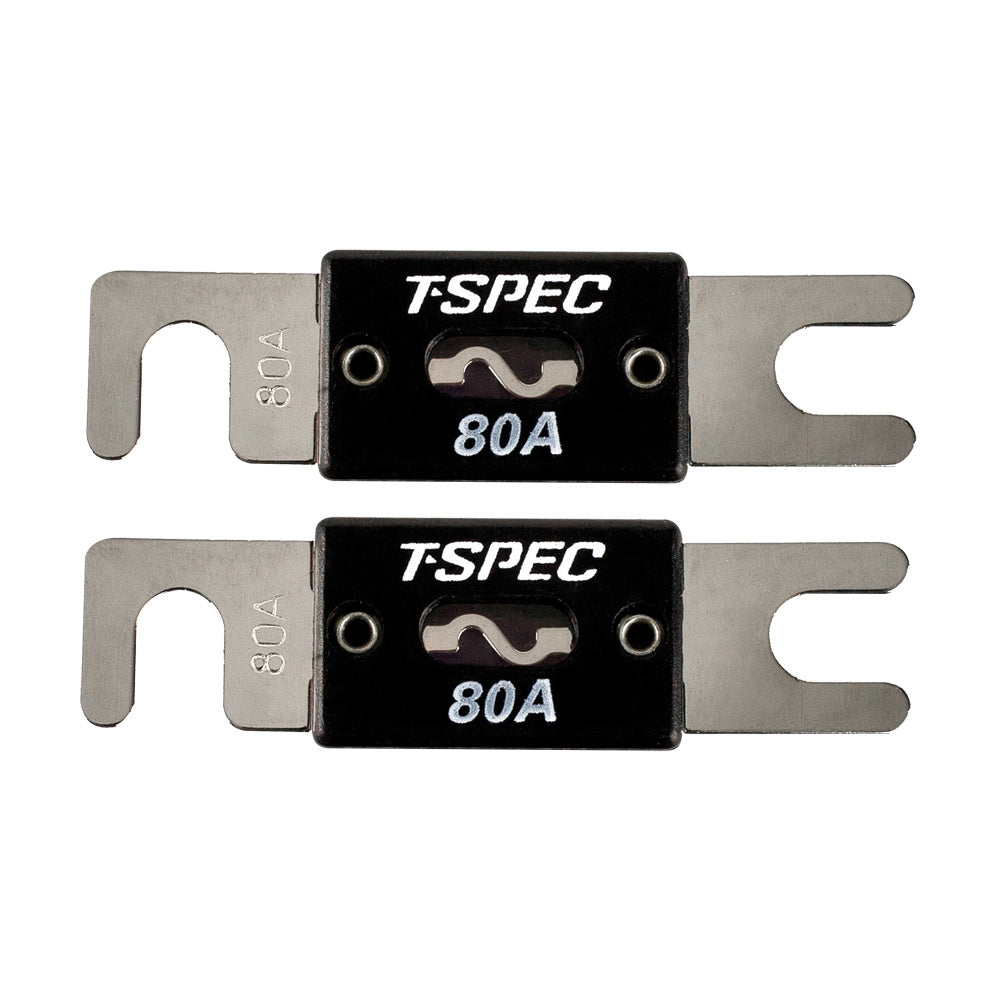 T-Spec V8 Series 80 AMP ANL Fuse - Pack of 2