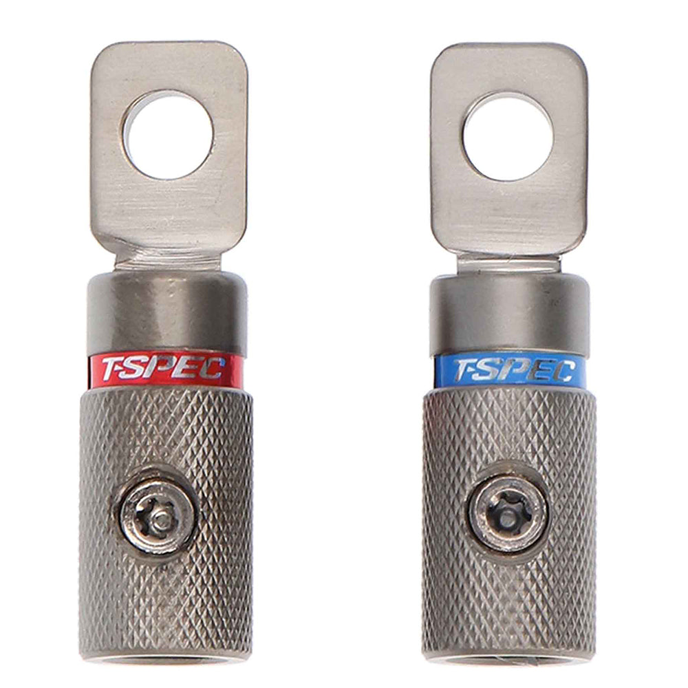T-Spec VR48 V10 Heavy Duty Set Screw Terminals - 4 AWG - Pack of 2
