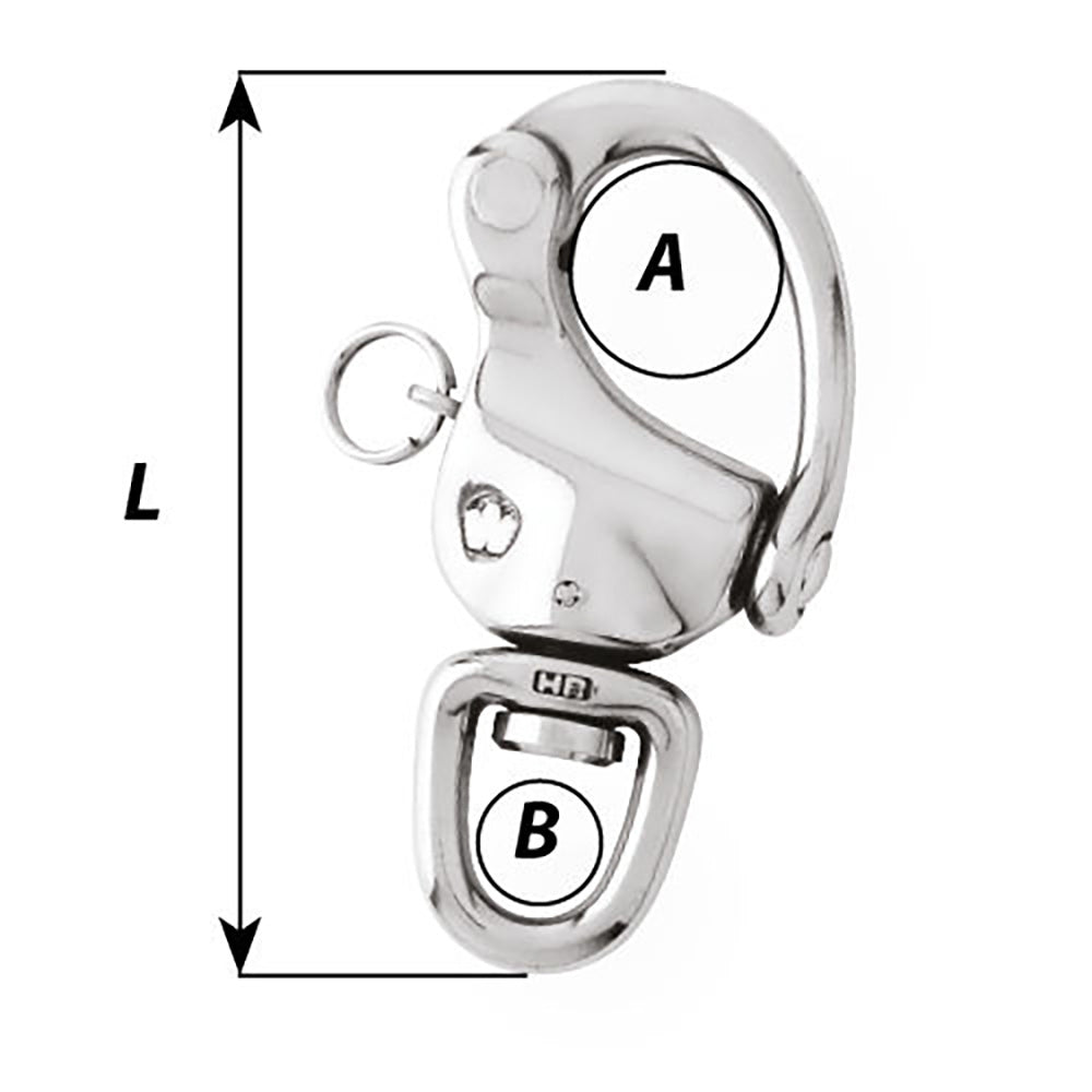 Wichard 4-3/4" Snap Shackle w/Swivel Eye - image 2