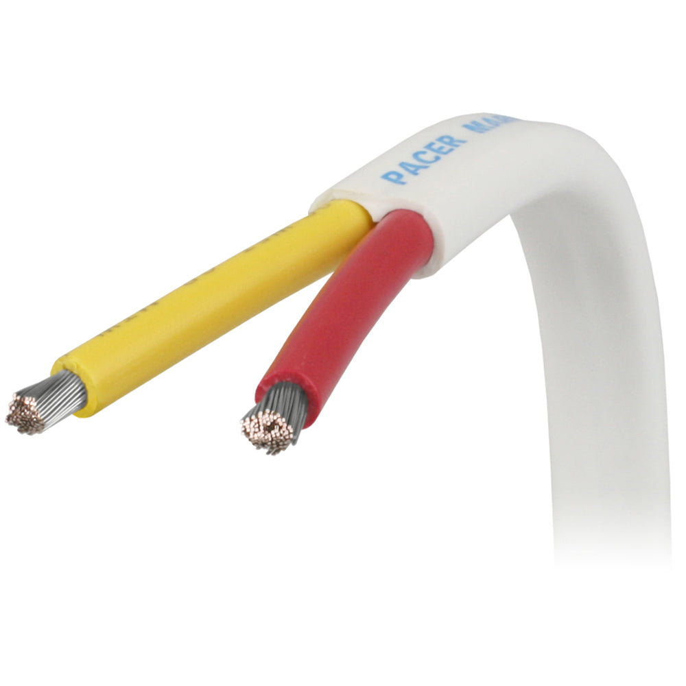 Pacer 16/2 AWG Safety Duplex Cable - Flat Cable - Red/Yellow - 100'