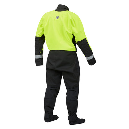 Mustang MSD576 Water Rescue Dry Suit - Fluorescent Yellow Green-Black - Medium - image 4