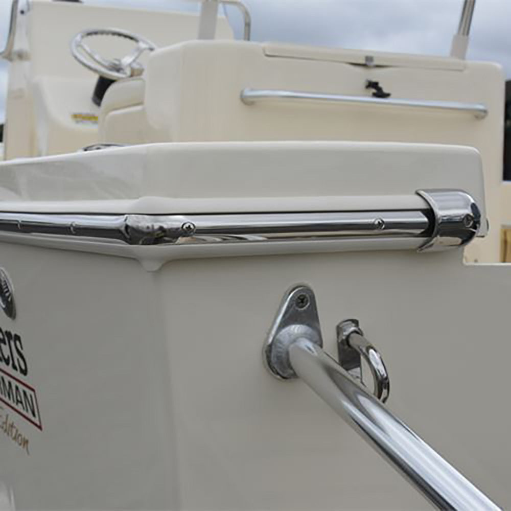 TACO Hollow Back 304 Stainless Steel Rub Rail Insert 3/4" x 6' - image 3