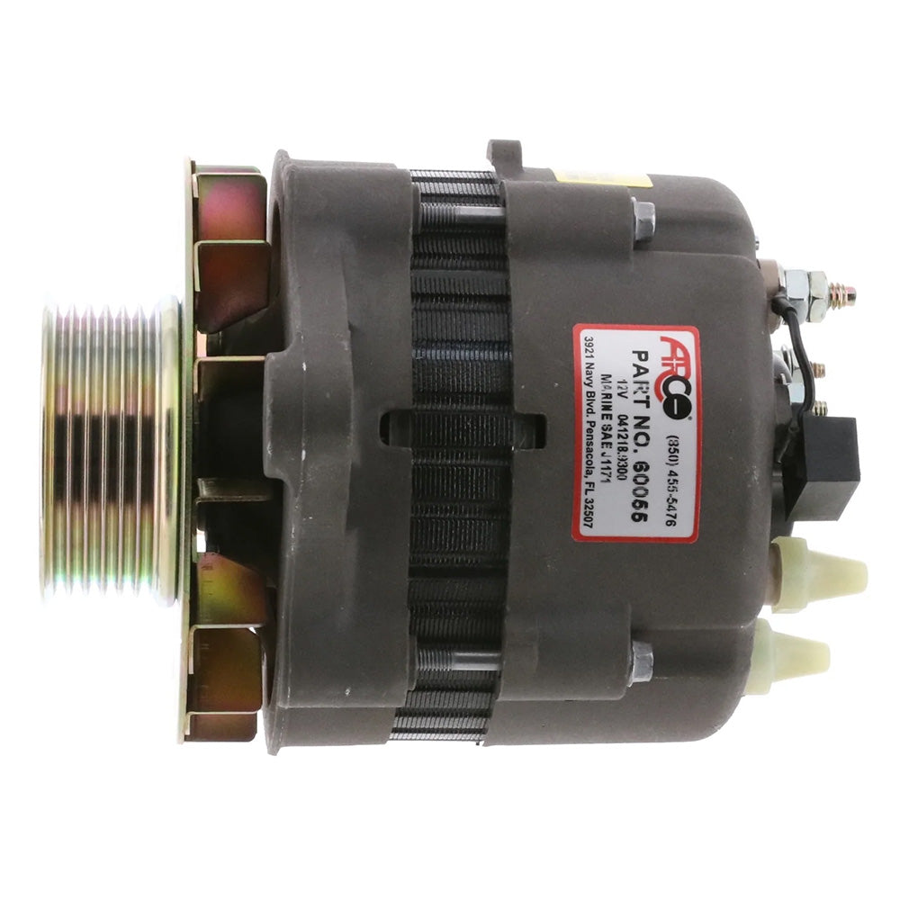 ARCO Marine Premium Replacement Alternator w/Multi-Groove Pulley - 12V 55A - image 2