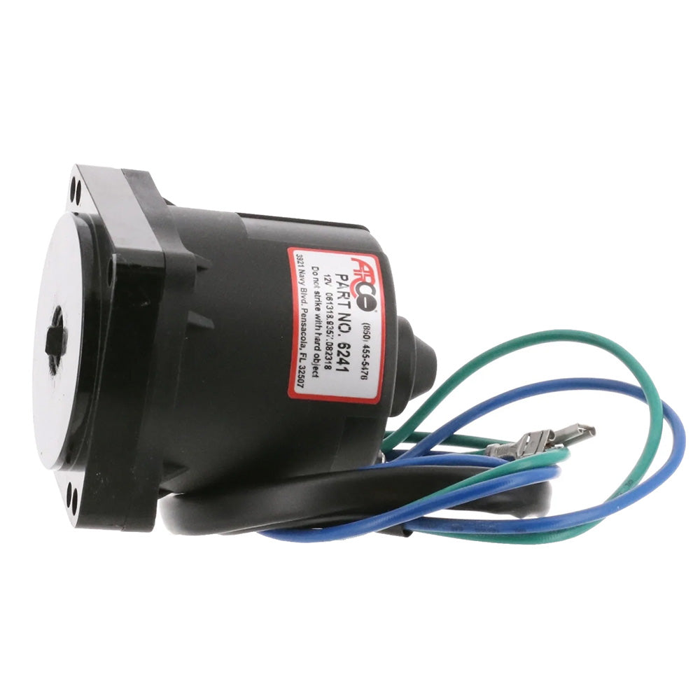 ARCO Marine Replacement Johnson/Evinrude Tilt Trim Motor - 2-Wire, 4 Bolt, Flat Blade Shaft - image 2