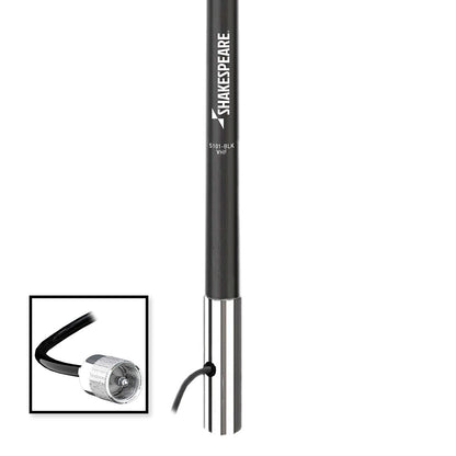 Shakespeare 5101 8’ Classic VHF Antenna w/15' RG-58 Cable - Black - image 2