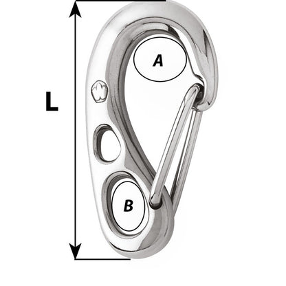 Wichard HR Safety Snap Hook - 100mm Length - 3-15/16" - image 2