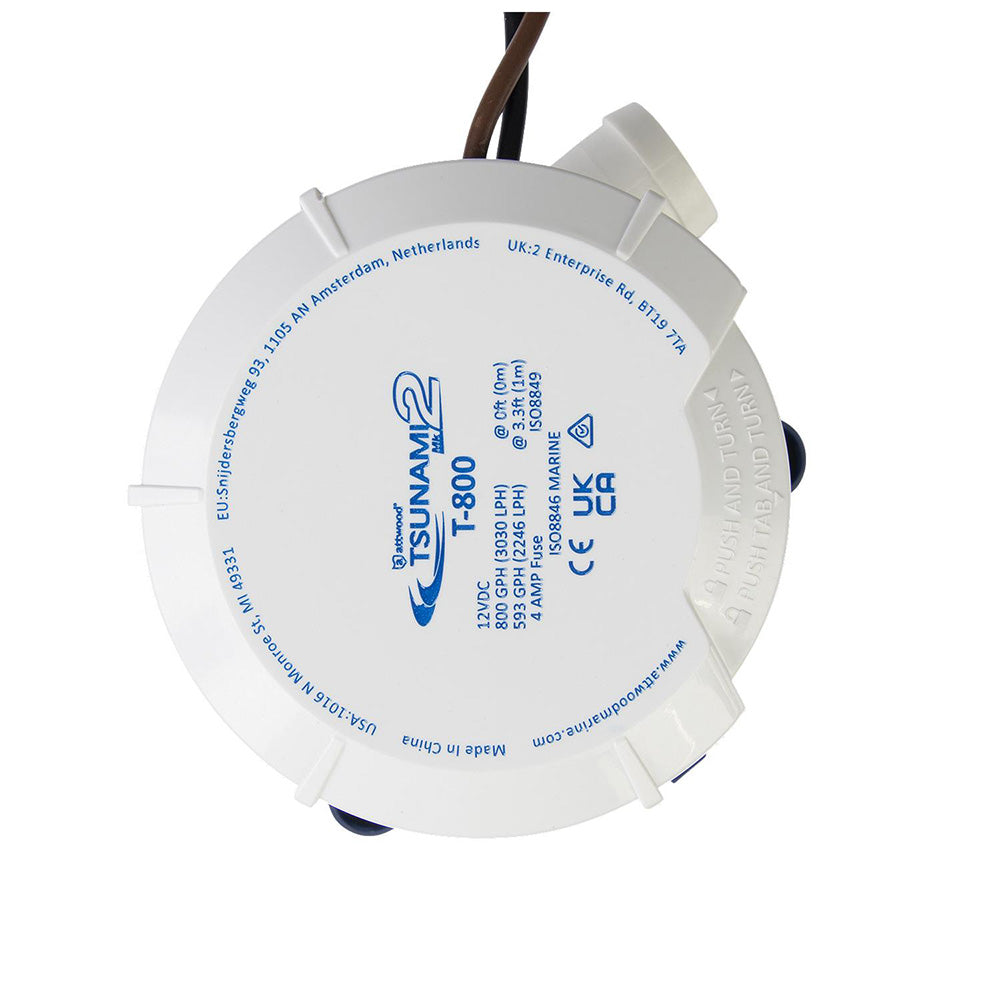 Attwood Tsunami MK2 Manual Bilge Pump - T800 - 800 GPH & 12V - image 2