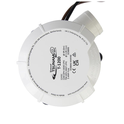 Attwood Tsunami MK2 Manual Bilge Pump - T1200 - 1200 GPH & 12V - image 2