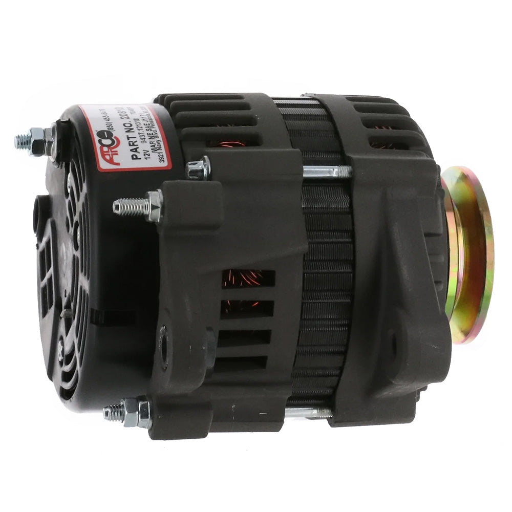 ARCO Marine Premium Replacement Alternator w/Single-Groove Pulley - 12V, 70A - image 2