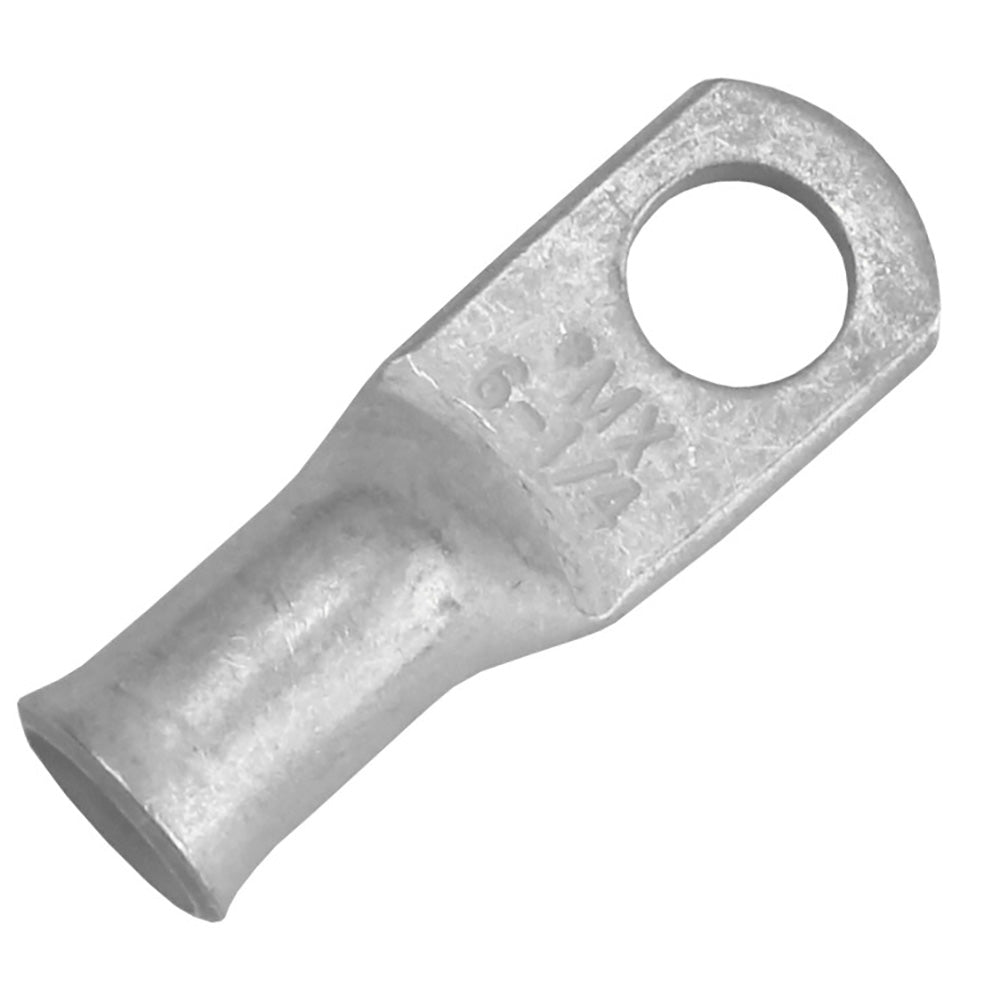 Pacer Tinned Lug 6 AWG - 1/4" Stud Size - Pack of 2
