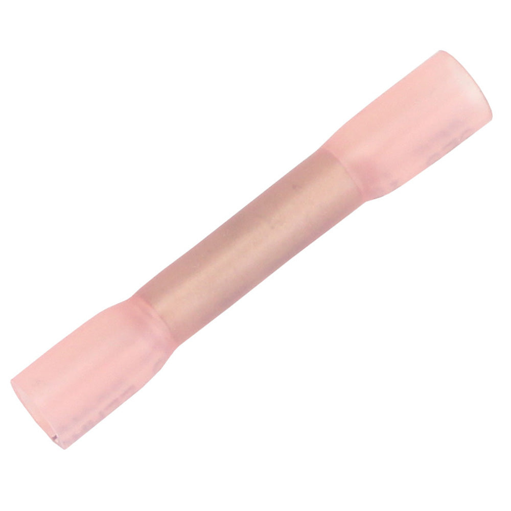 Pacer 22-18 AWG Heat Shrink Butt Connector - Pack of 100