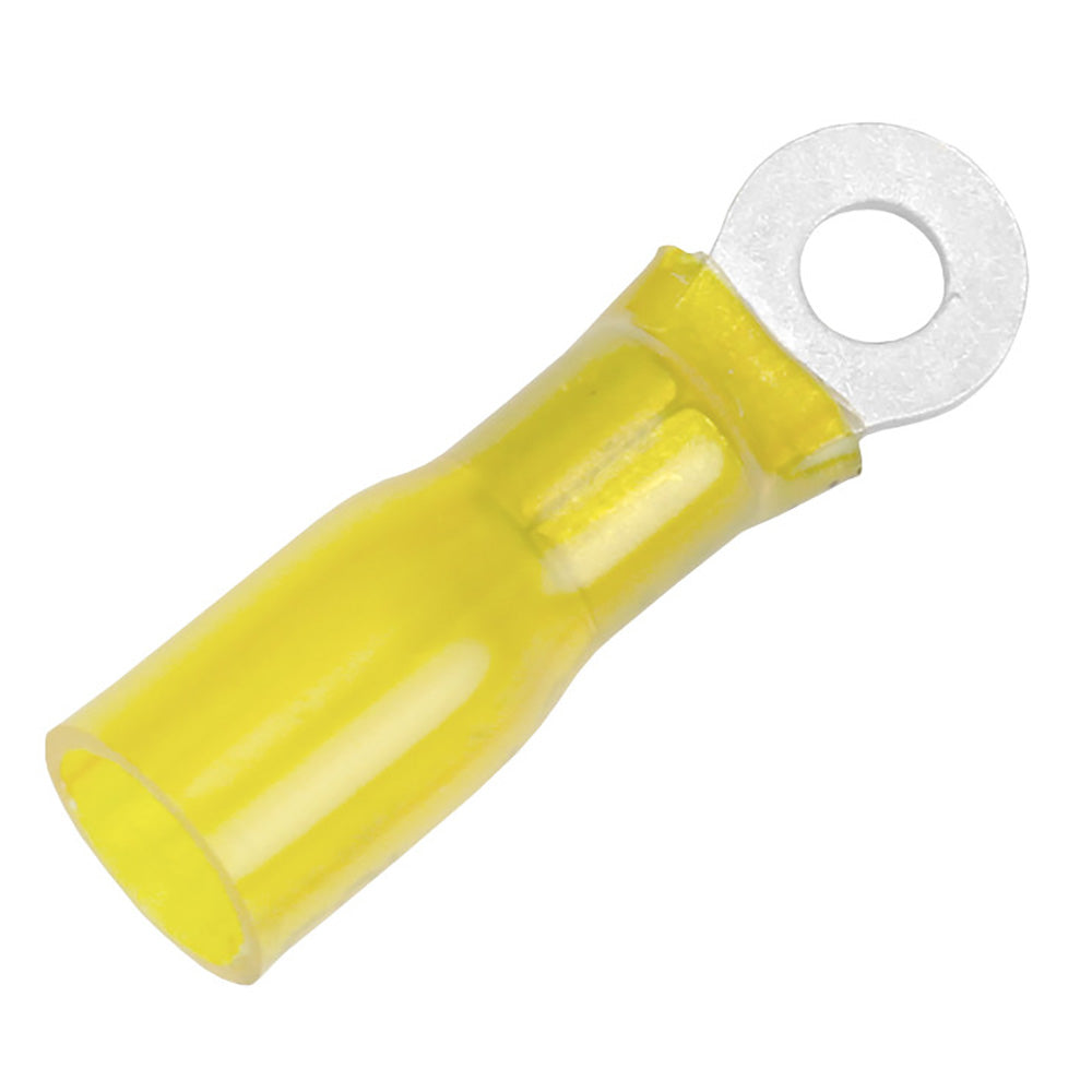 Pacer 12-10 AWG Heat Shrink Ring Terminal - #10 Stud Size - Pack of 25