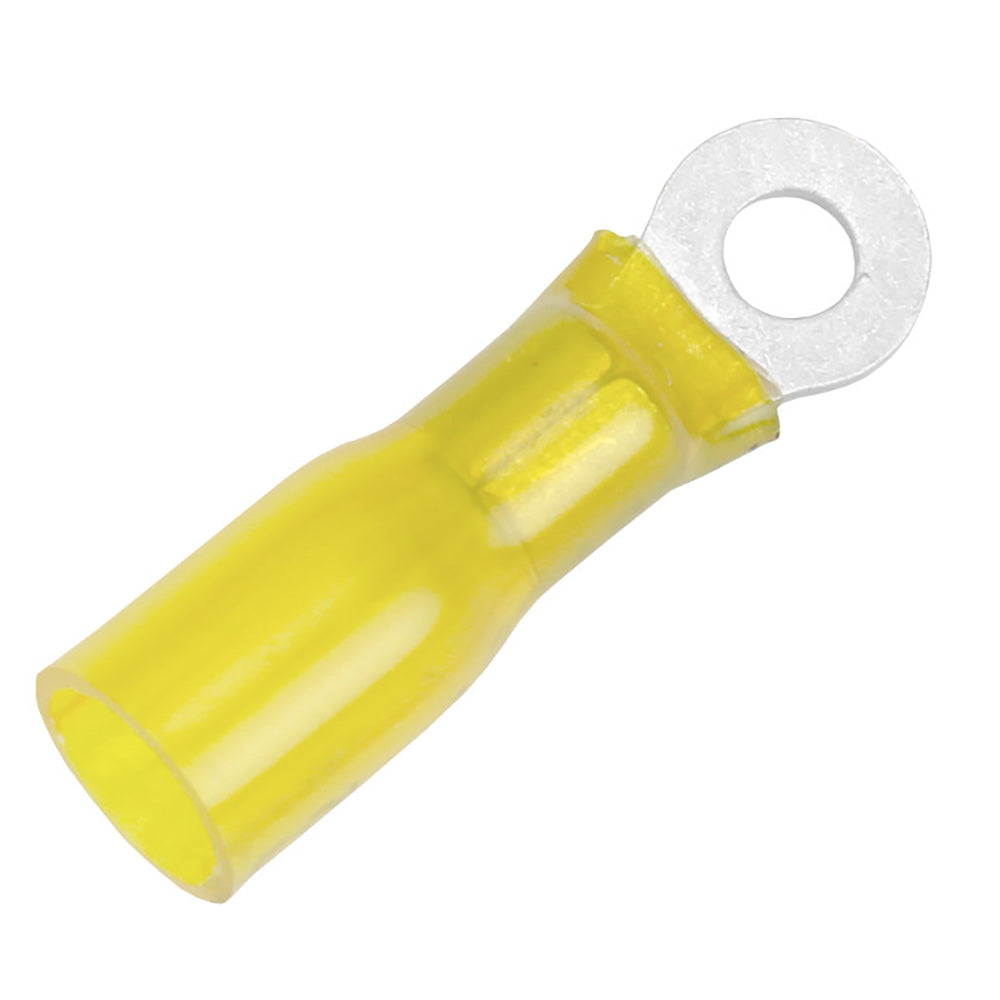 Pacer 12-10 AWG Heat Shrink Ring Terminal - #10 Stud Size - Pack of 100