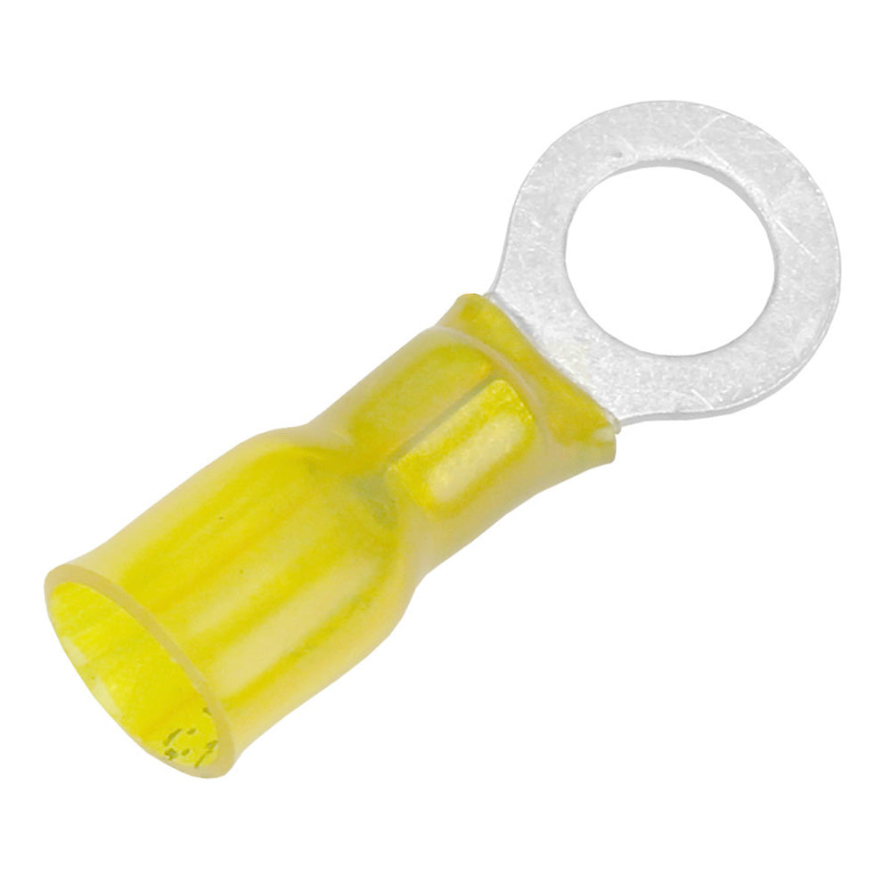 Pacer 12-10 AWG Heat Shrink Ring Terminal - 5/16" Stud Size - Pack of 25