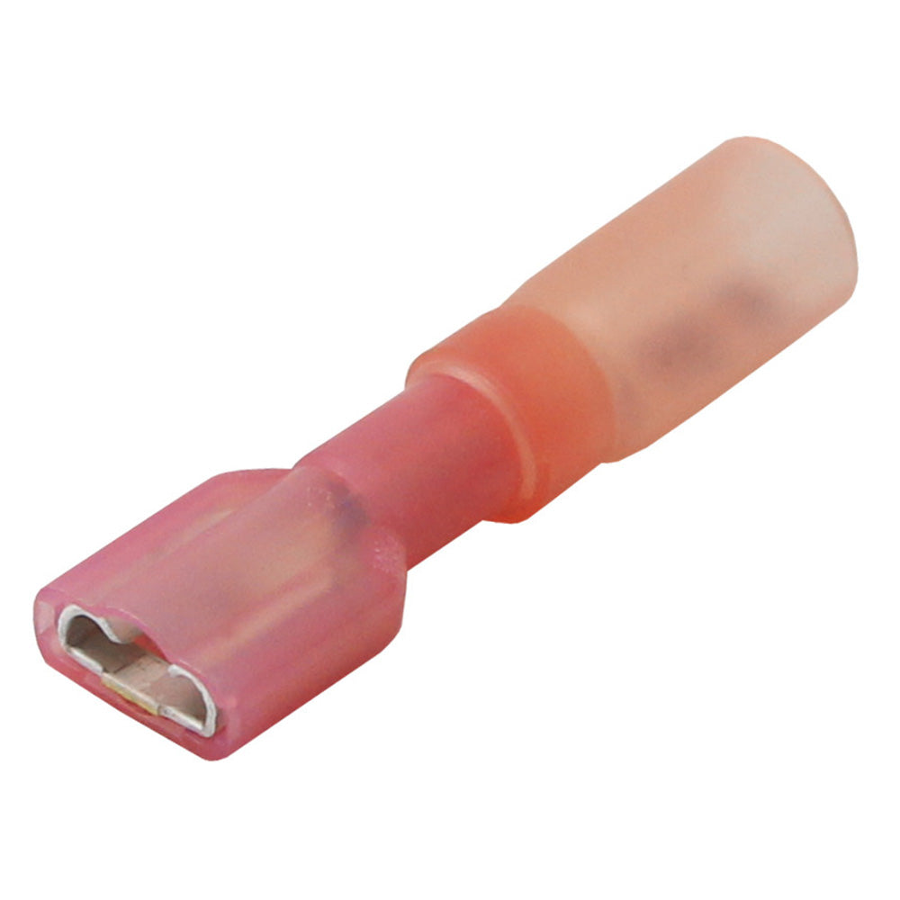 Pacer 22-18 AWG Heat Shrink Female Disconnect - Pack of 25