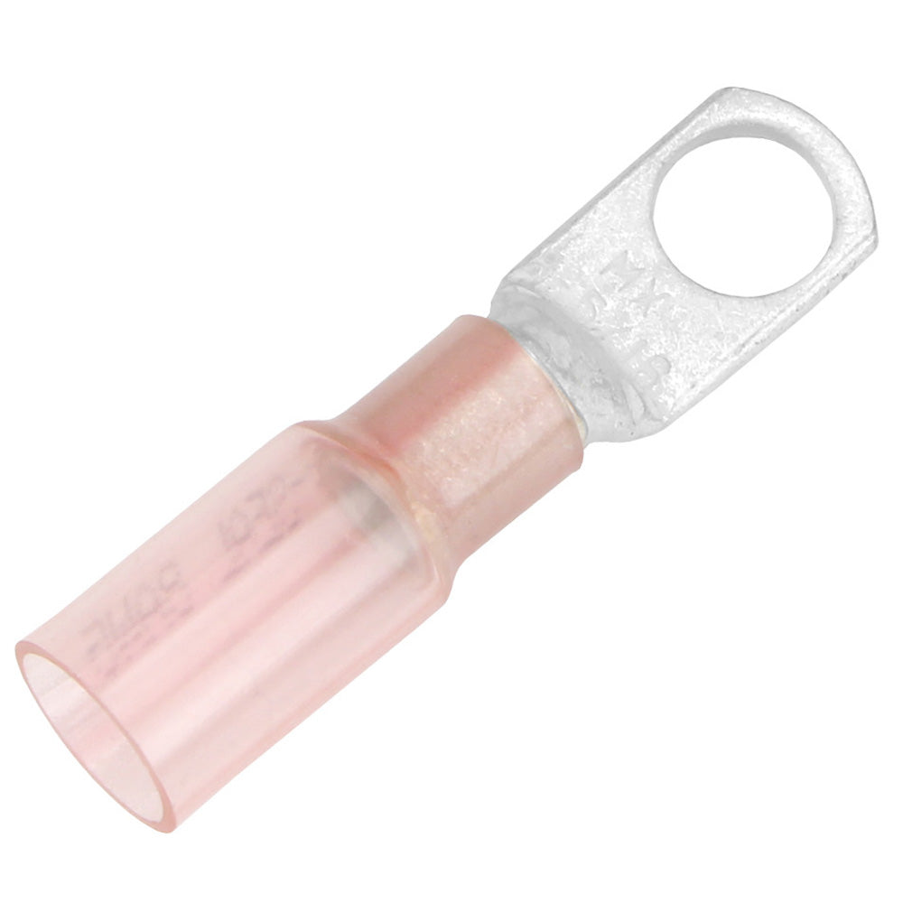 Pacer 8 AWG Heat Shrink Ring Terminal - 5/16" Stud Size - Pack of 25