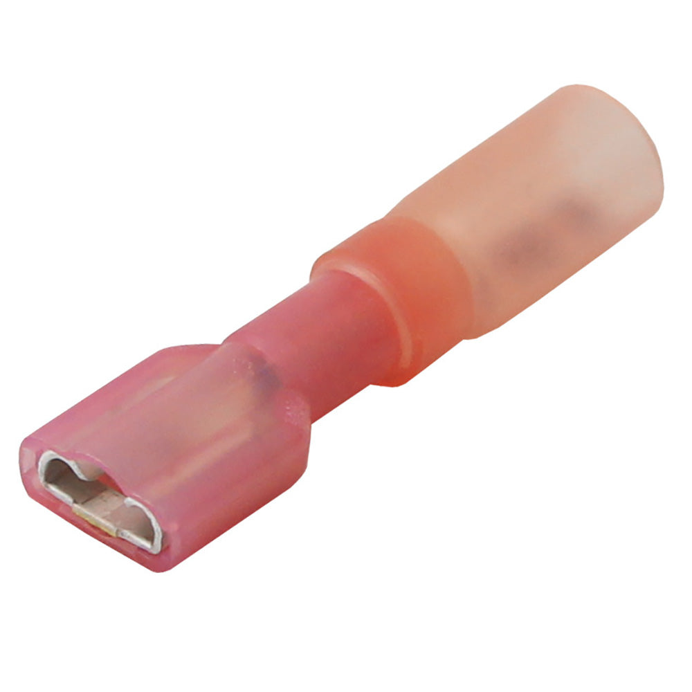Pacer 22-18 AWG Heat Shrink Female Disconnect - Pack of 100
