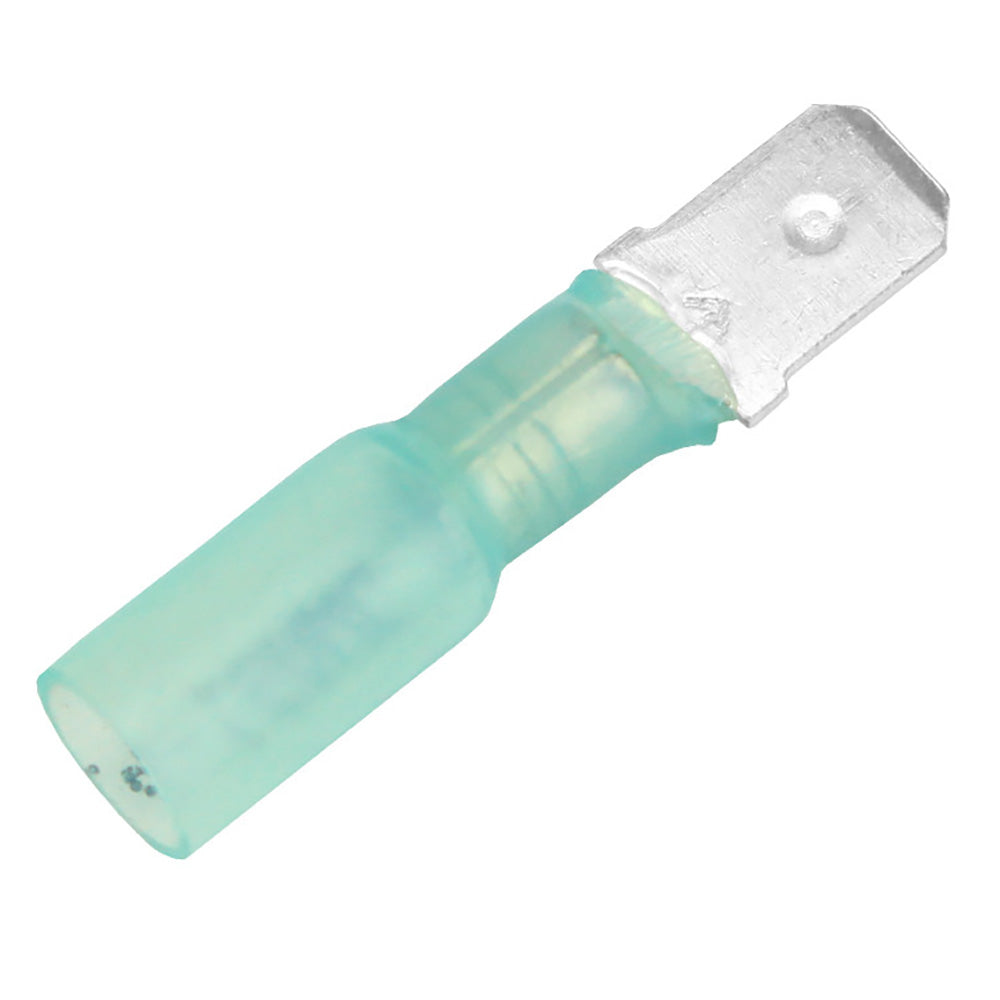 Pacer 16-14 AWG Heat Shrink Male Disconnect - Pack of 100