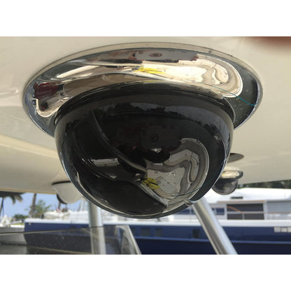 Iris Miniature Marine PTZ Dome Camera - Stainless Bezel - Hi-Def Ethernet IP - 10x Digital Zoom - 4 in 1 Video Format - image 2