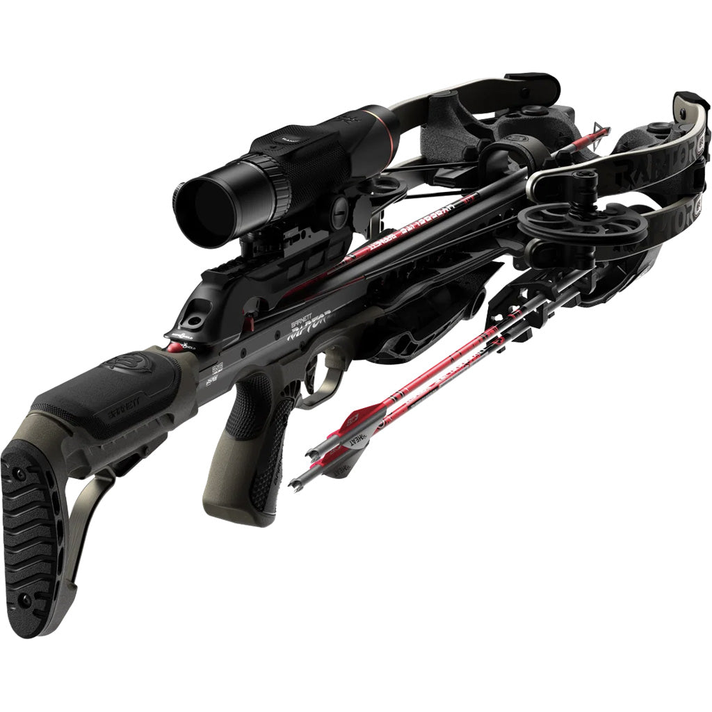Barnett Hyper Raptor GTX 425 Crossbow Package Buk Ops X-Factor Laser Rangefinding Scope