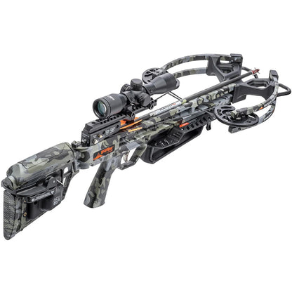 Wicked Ridge Invader M1 De-Cock Crossbow Package ACU50 Sled Pro View 400 Scope Peak Camo