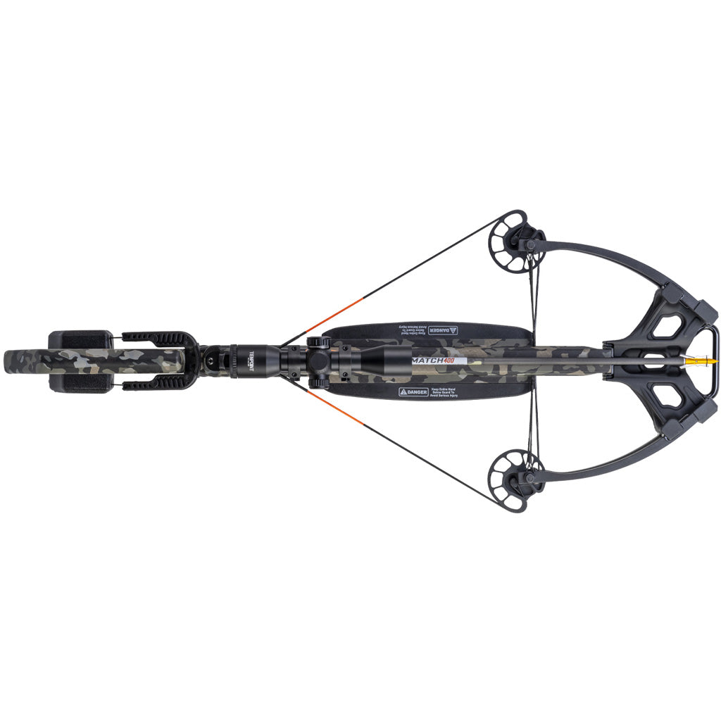 Wicked Ridge Commander 400 Crossbow Package ACUdraw ProView 400 Scope Peak Camo